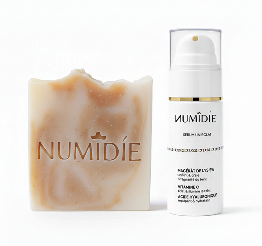Routine Éclat Naturel – Sérum & Savon au Macérat de Lys | Numidie